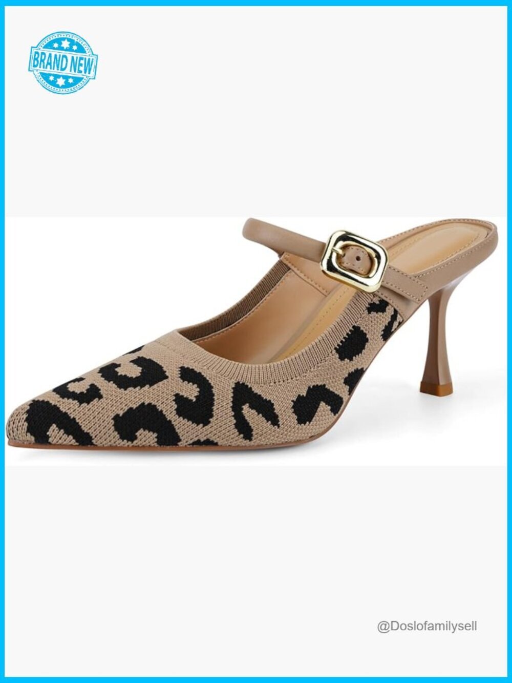 Knitted Slingback Pumps with Kitten Heel Pointed Toe Comfortable Office Wedding
